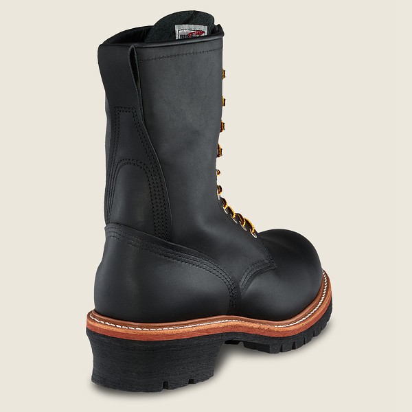 Bottes de Sécurité Red Wing - Loggermax - 9-Inch Toe - Made To Order - Noir - Homme 047MUYHOT